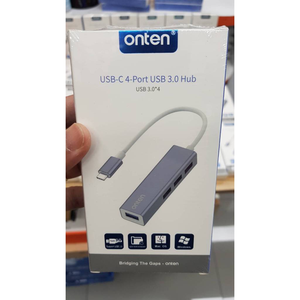Onten USB-C to 4-Port USB3.0 HUB รุ่น OTN-9596 #OTN9596