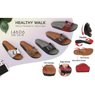 NFshoes ถูกสุด! รองเท้าแตะ หญิง เพื่อสุขภาพ Deblu เดอบลู รุ่น L4606 มี 8 สี รองเท้าวินเทจ ไบเก้น นุ่มนิ่ม น้ำหนักเบา แท้