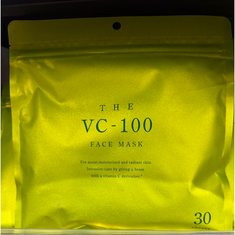 THE VC- 100 FACE MASK มาส์กหน้า นำเข้าจากญี่ปุ่น ของแท้100% พร้อมส่งจากไทย🇹🇭
