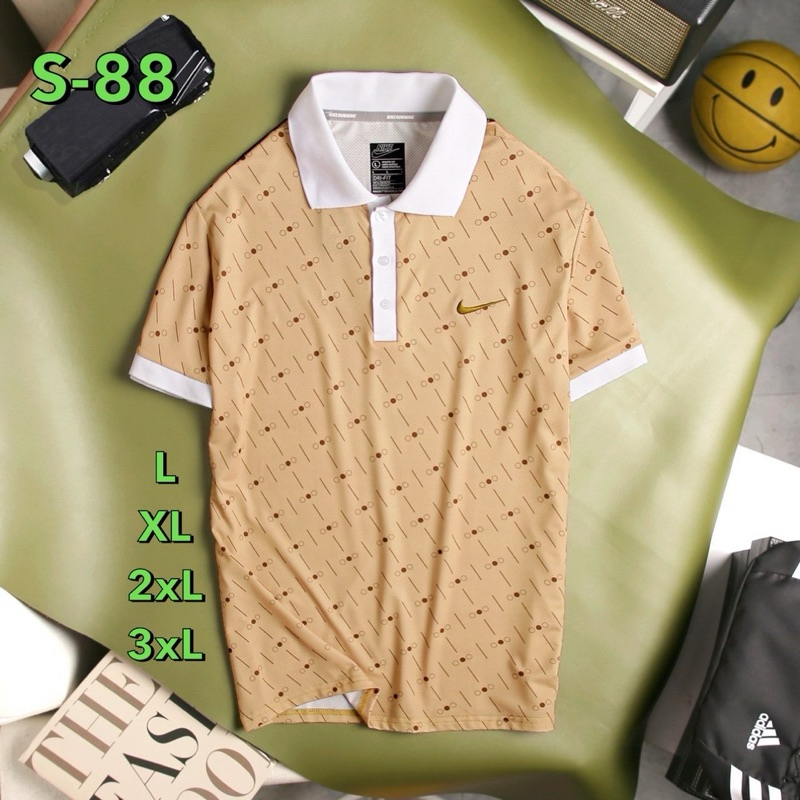 เสื้อโปโลผู้ชาย คอปกแขนสั้น ตีกอล์ฟ ใส่ลำลอง polo man AD09