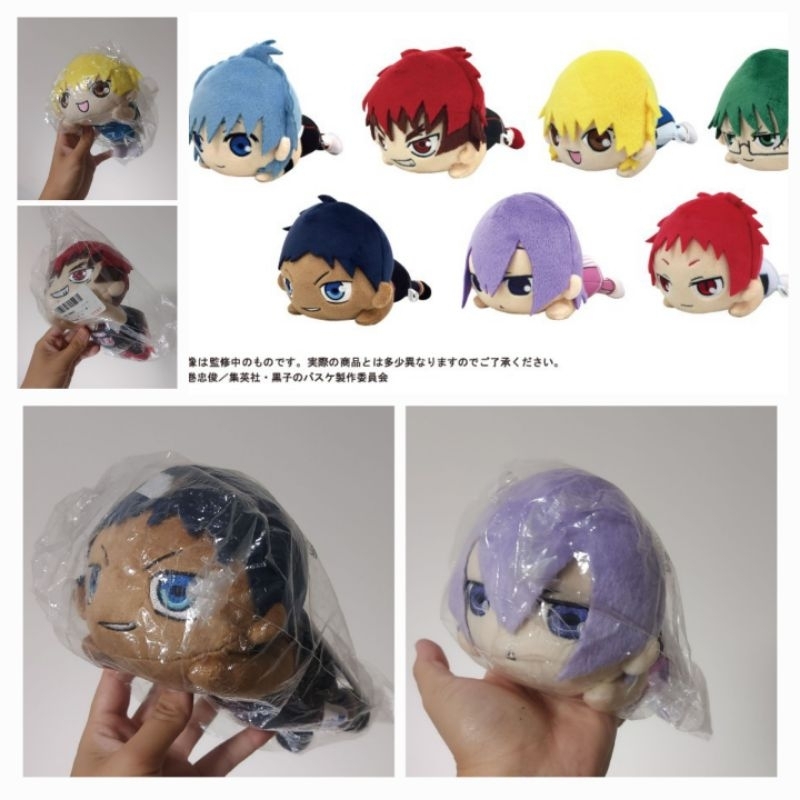 (งานแท้ สินค้ามือสองจากญี่ปุ่น) ตุ๊กตา ไซส์รองแขน อนิเมะ คุโรโกะ บาสเก็ต Kuroko's Basketball Chibi N