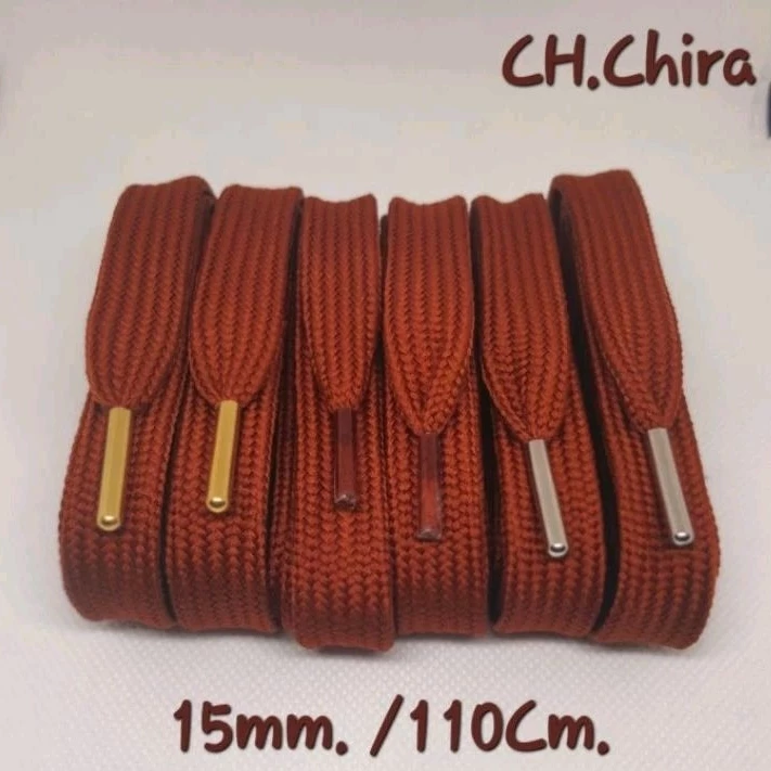 เชือกบวม เชือกอ้วน เชือกเส้นใหญ่ สีน้ำตาล 15mm./110 Cm.(1คู่=2เส้น)