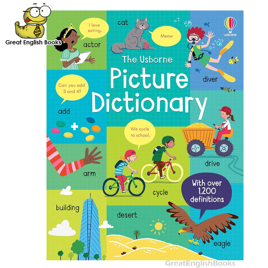 (ใช้โค้ดรับcoinคืน10%ได้) พร้อมส่ง *ลิขสิทธิ์แท้ Original* Usborne  Picture Dictionary Hardcover