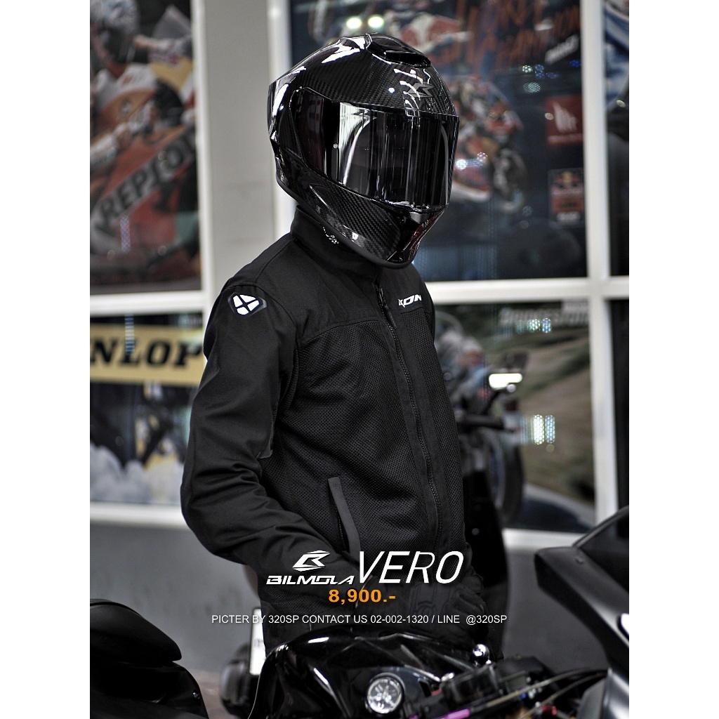 แถมฟรี!! ชิลด์ดำตรงรุ่น+ กระเป๋าใส่หมวก !! หมวกกันน็อค Bilmola VERO 6K CARBON มาใหม่ล่าสุด ของแถมสุดคุ้ม ส่งไว!! SP.Bike