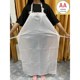 ผ้ากันเปื้อนพลาสติก กันน้ำ100% ไซส์ผู้ใหญ่ (พร้อมส่ง)