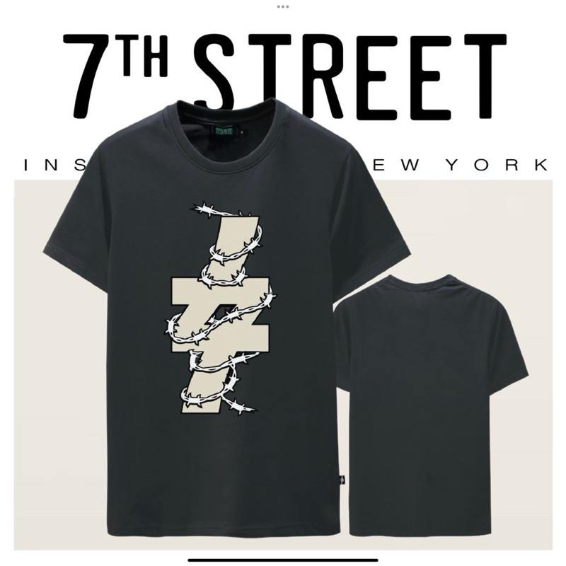 7th Street (ของแท้) เสื้อยืด มี 2XL,3XL รุ่น BLS009
