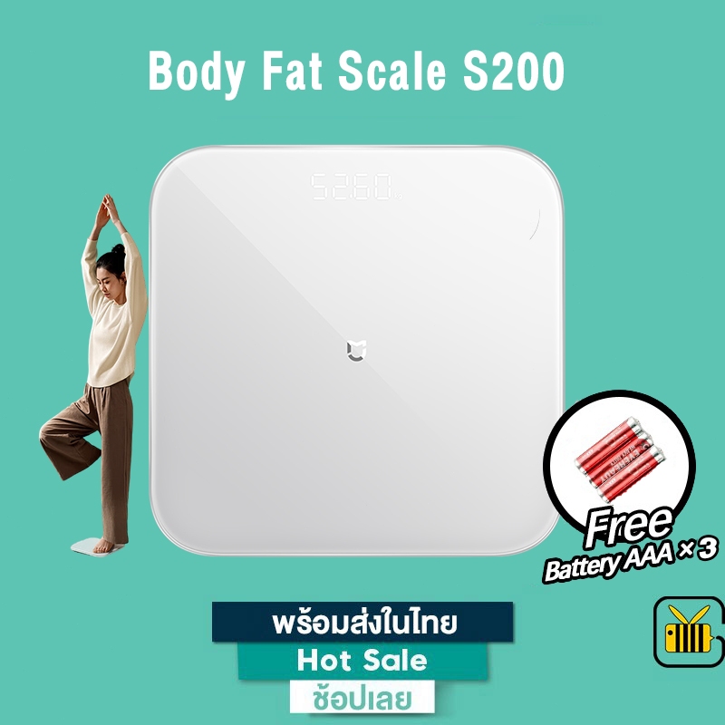 Xiaomi Mijia Body Fat Composition Scale S200 / S400 เครื่องชั่งน้ำหนักอัจฉริยะ เครื่องชั่งน้ำหนัก（Vi