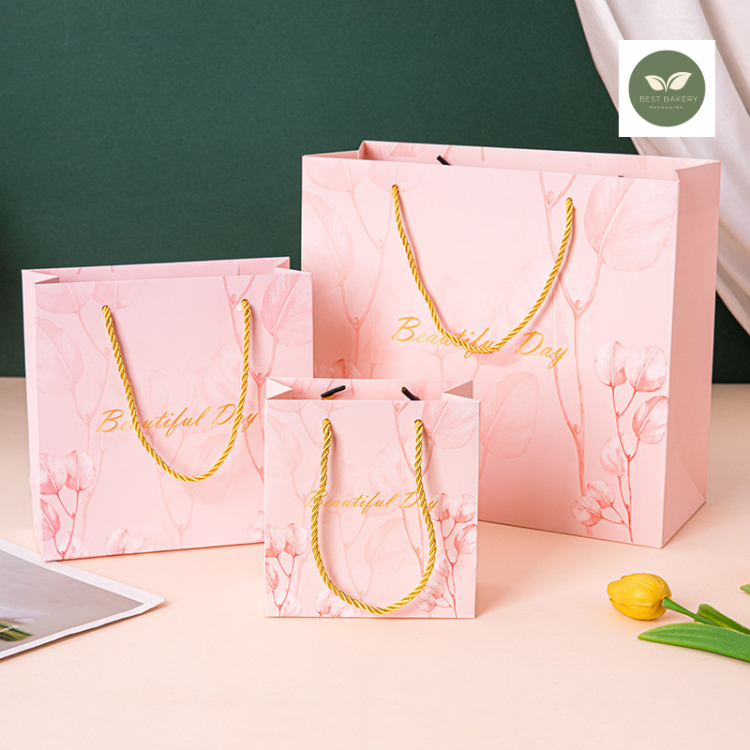 🌈พร้อมส่ง🌈ถุงกระดาษการ์ด กระเป๋าถือ ถุงของขวัญ ถุงบรรจุภัณฑ ์ ถุงห่อของขวัญสากล