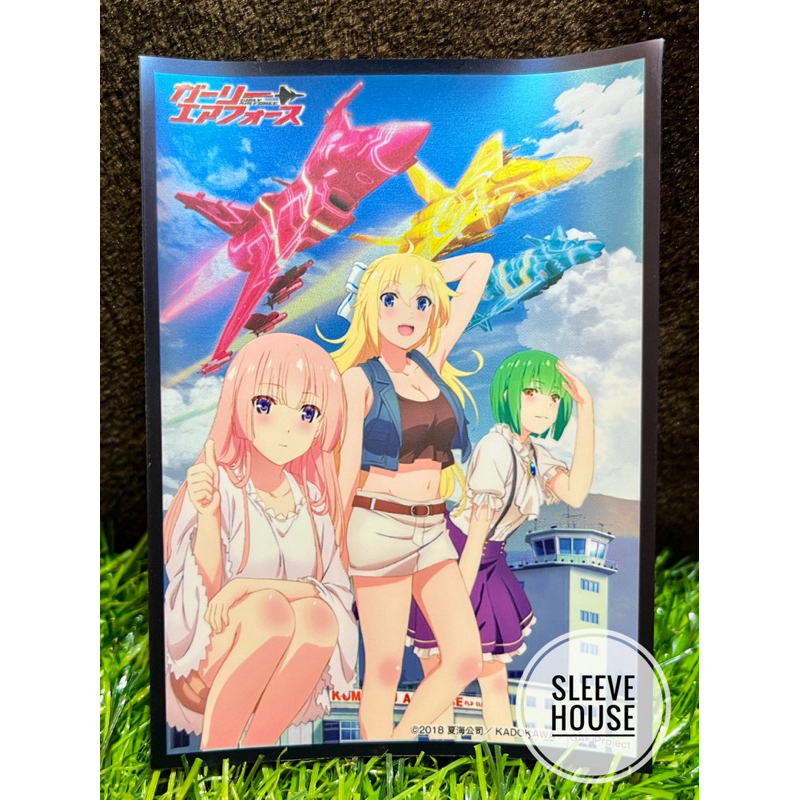[เศษสลีฟ แยกซอง 1 ใบ 0105] Character Sleeve Girly Air Force B2 Tapestry A Gripen & Eagle & Phantom -