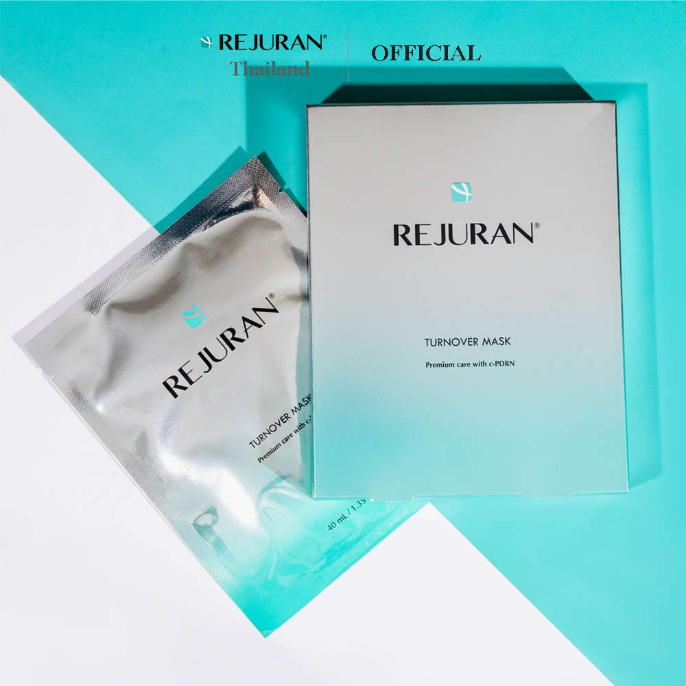 REJURAN TURNOVER MASK (5แผ่น) รีจูราน เทิร์นโอเวอร์ มาส์ก / รีจูรัน เทิร์นโอเวอร์ มาส์ก