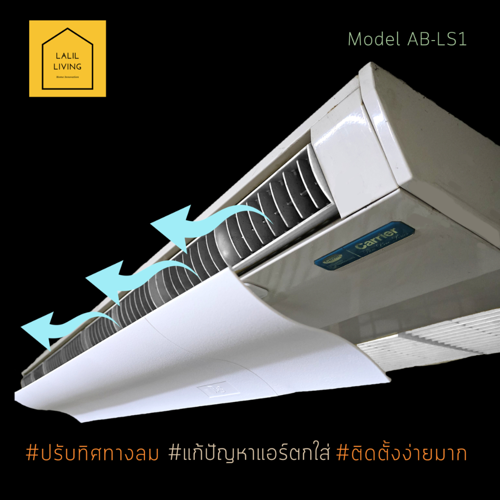 Air Deflector AB-LS1 / AE-S2 อุปกรณ์บังลมแอร์ สำหรับแอร์แขวนใต้ฝ้าเพดาน  คุณภาพพรีเมี่ยม