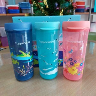 Tupperware ขวดน้ำแฟนซี ความจุใบละ470มล. ฝาเปิดรุ่นใหม่ เปิดด…