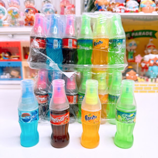 สเปรย์ขวดน้ำหวานอัดลม 4 รส อย.ไทย 1 เเพค 30 ขวด