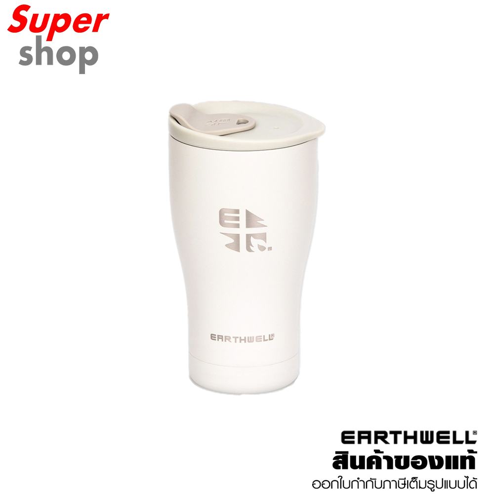 Earthwell แก้วน้ำเก็บความเย็น เก็บความร้อน ขนาด 16 ออนซ์ สี Baja Sand