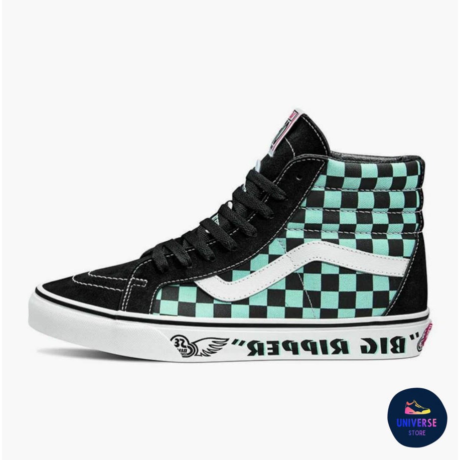 [ของแท้ ส่งไว จากไทย] VANS SK8-HI REISSUE - (SE BIKES) PK RIPPER/REFLECKTIVE CHECK