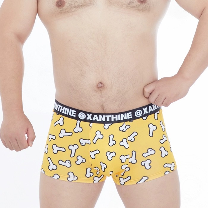 Xanthine ชุดชั้นในชาย ฺUnderwear พิมพ์ลายน่ารัก รูปแบบ TRUNKS สำหรับคุณผู้ชายสไตล์อวบอั๋น  มีไซร์ใหญ