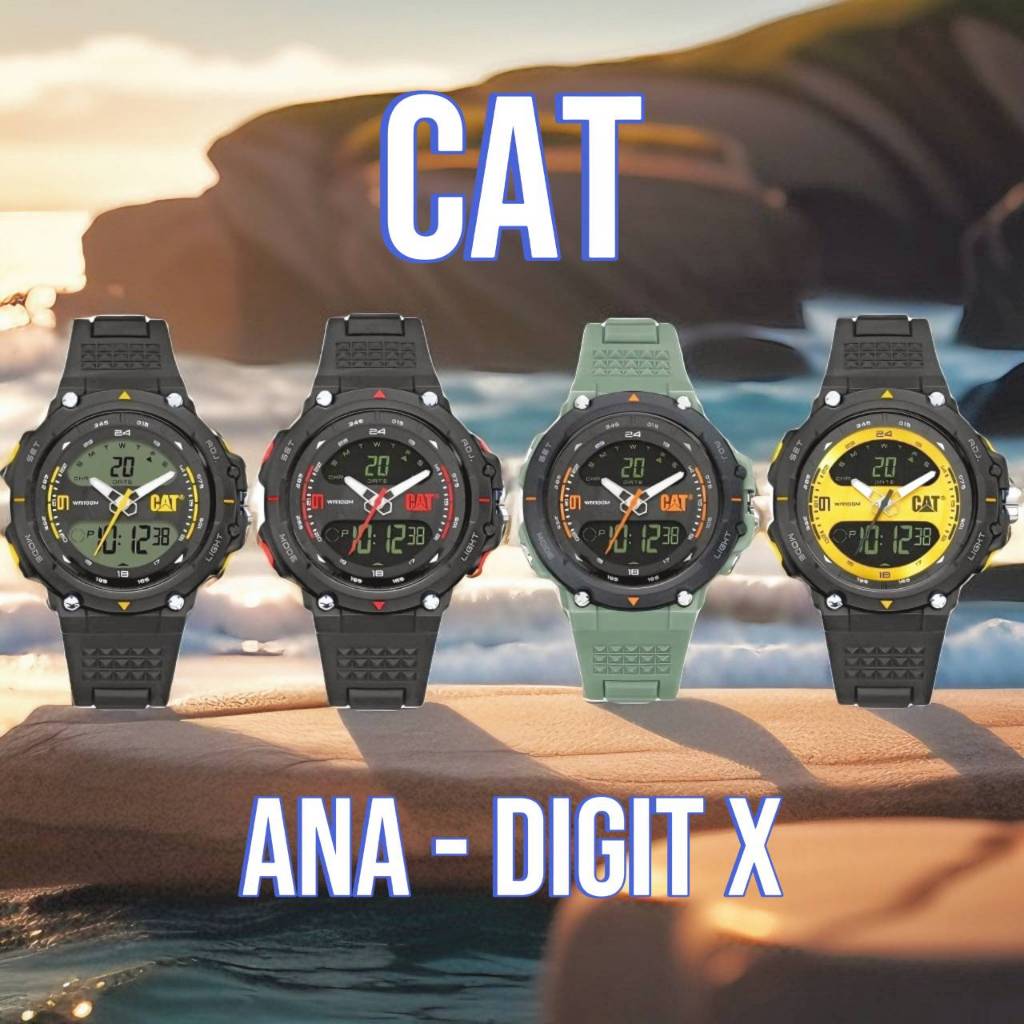 Sport watch นาฬิกาข้อมือผู้ชาย CAT รุ่น ANA-DIGIT x
