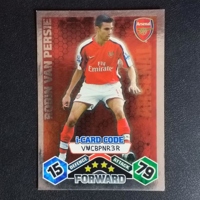 การ์ดฟุตบอล ARSENAL MATCH ATTAX 2009/10 SOCCER TRADING CARD