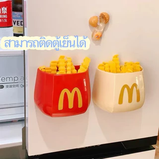 ที่หนีบถุง หนีบถุงขนม ปิดปากถุง เซ็ตเฟรนฟราย น่ารัก 1ชุดมี12ชิ้น พร้อมกล่องเก็บเป็นแม่เหล็กติดตู้เย็น KKHOME