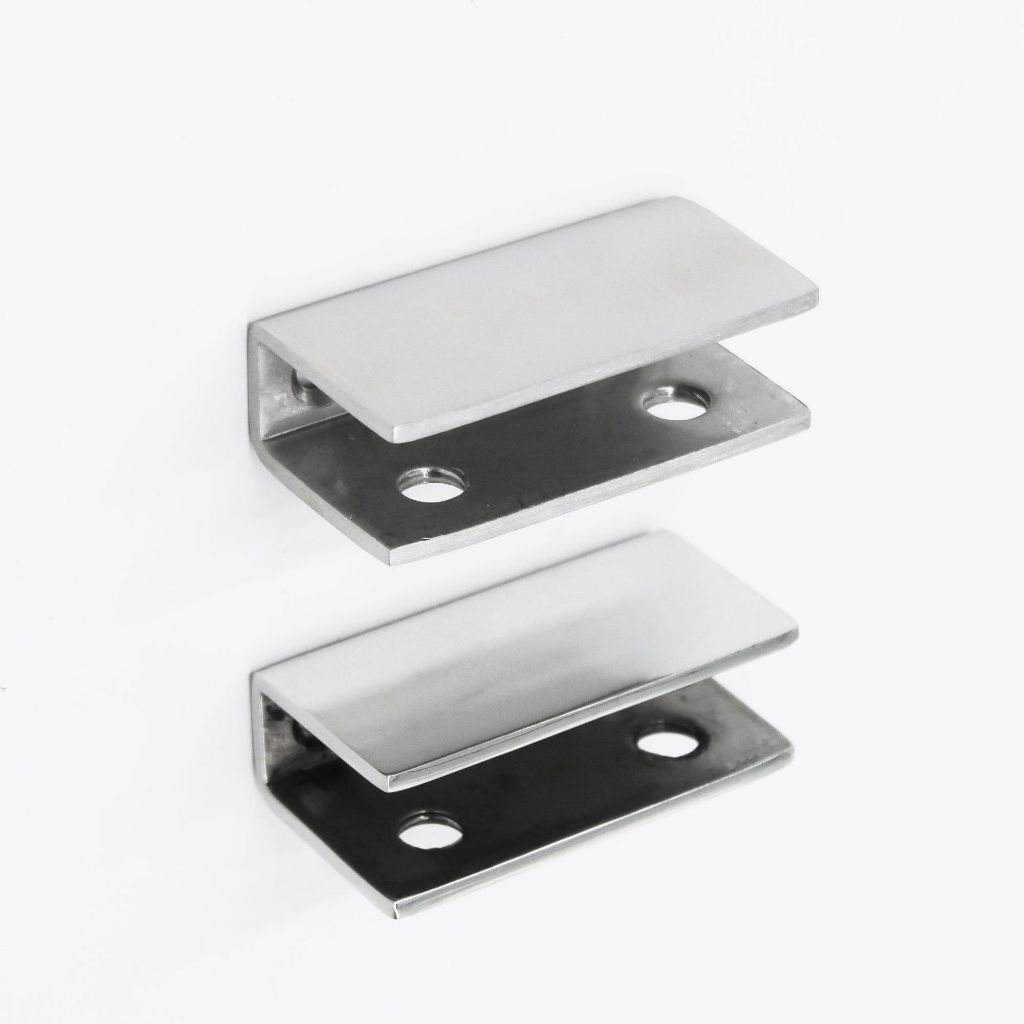 (โรงงานไทย) ตัวหนีบกระจก ตัวยึดกระจก สแตนเลส เกรด304 (แบบไม่ต้องเจาะกระจก)ตัวหนีบกระจก Stainless 304 - รูปที่ 5