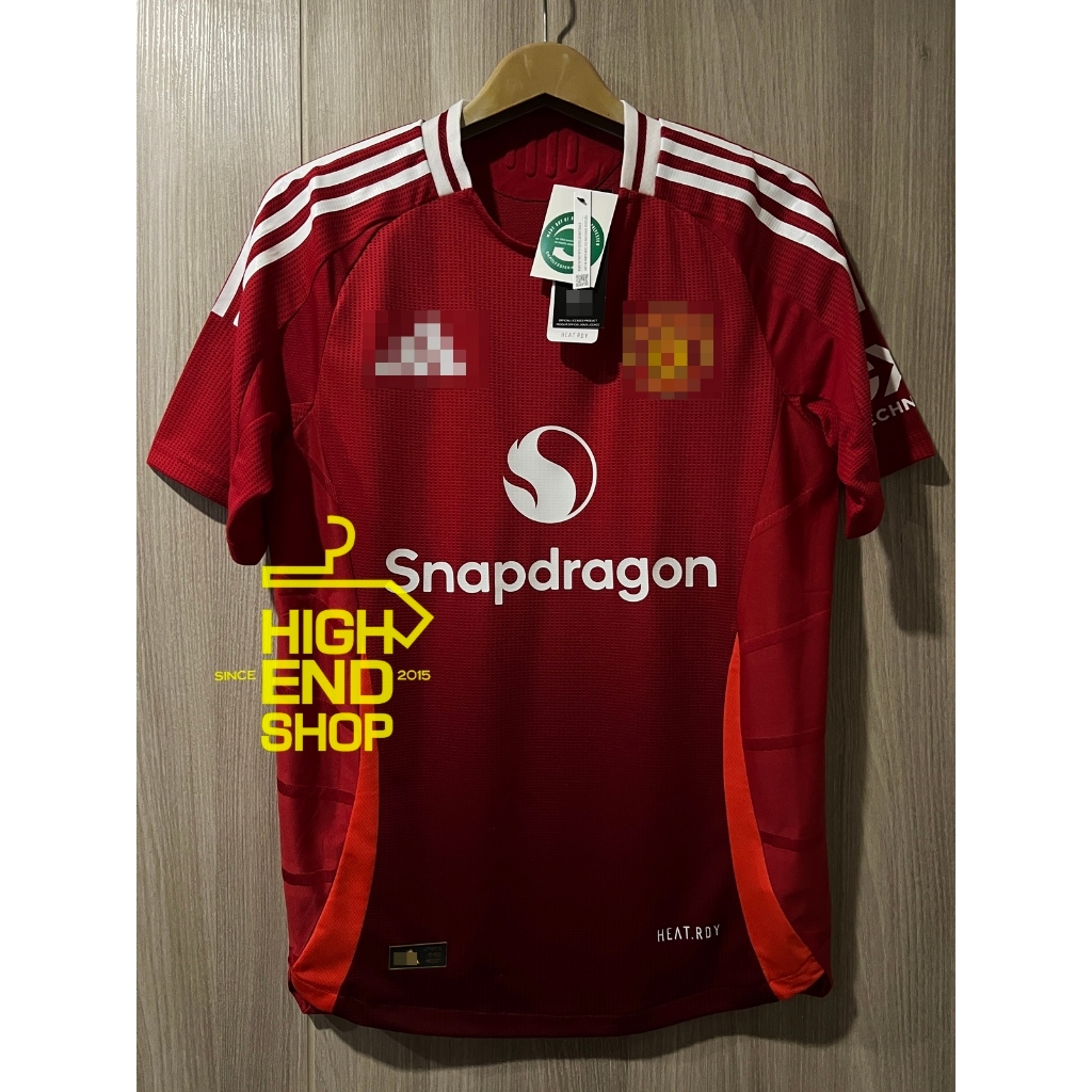 ใหม่ล่าสุด!! 2024/25 เสื้อบอล เกรด Player แมนยู Home เหย้า เสื้อเปล่า หรือ พร้อมอามและเบอร์ชื่อ