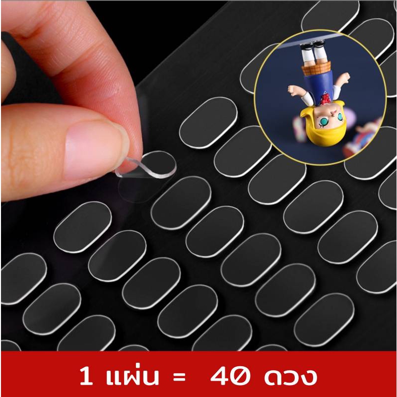 BLIVO กาวสองหน้า ติดโมเดล DIY อเนกประสงค์ แบบทรงกลม พร้อมส่งจากไทย วงรี