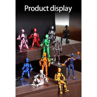 หุ่นยนต์ 3D ข้อต่อขยับได้ ตัวละครอะนิเมะ -ของเล่นปลอม หุ่นยนต์ diy ของเล่นหุ่น robot toy หุ่นยนต์ 13 ข้อต่อ