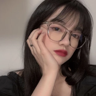 [จัดส่งในกทม.] แว่นกันรังสีมีสไตล์ ย้อนยุค อินเทรนด์ แว่นสายตาสั้น 0°-500° กรอบสี่เหลี่ยม จัดส่งจากกทม. มีให้เลือก 3 สี
