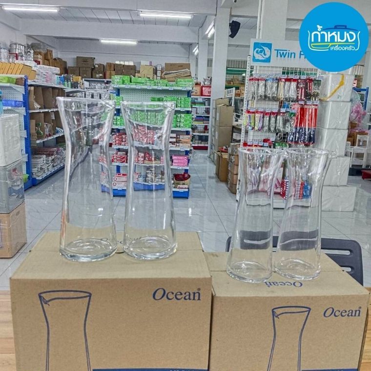 Ocean Bistro Carafe เหยือกแก้ว เหยือกบิสโทร เหยือกโอเชี่ยน สำหรับใส่เครื่องดื่มต่างๆ (6ใบ/กล่อง)