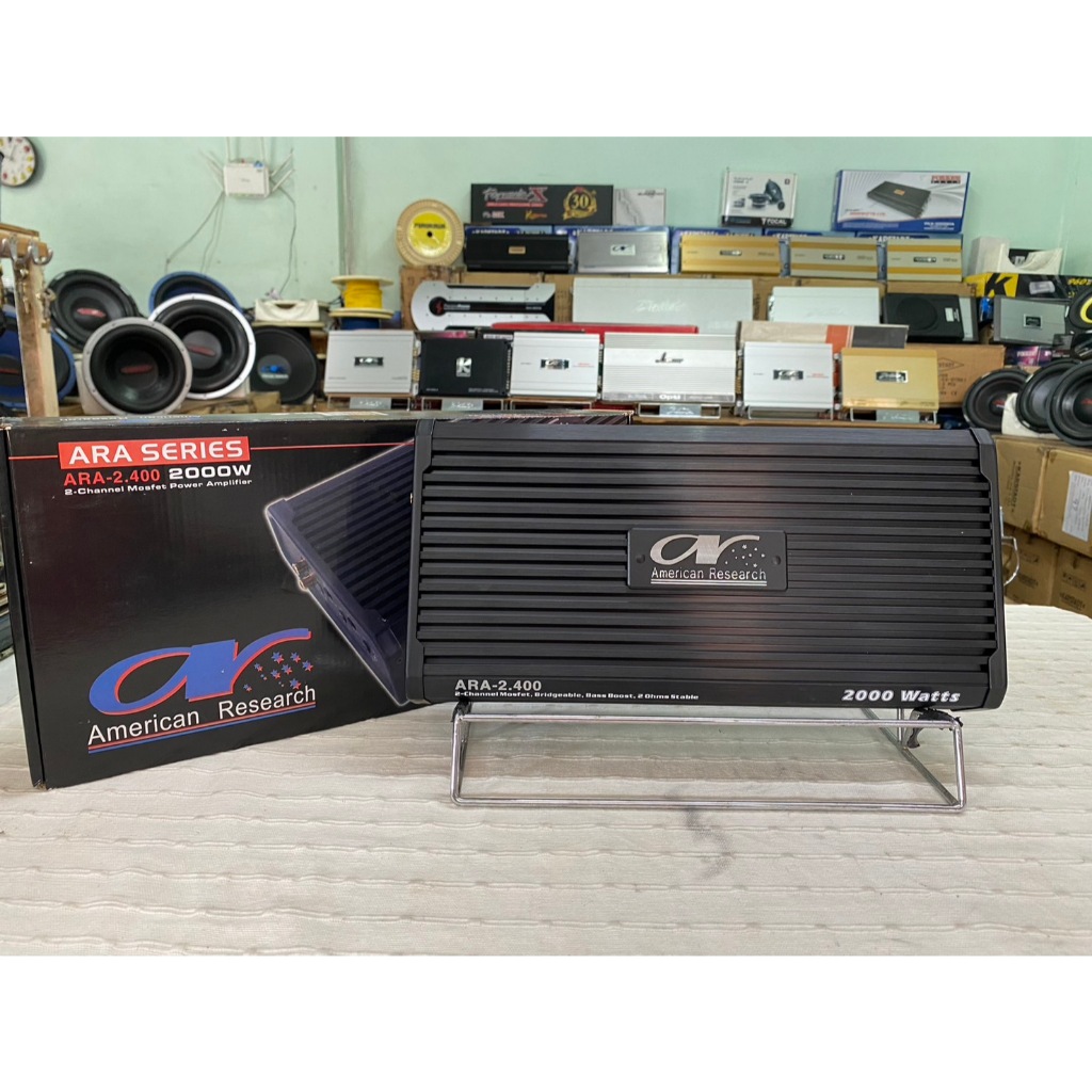 เพาเวอร์ American Research รุ่น ARA-2.400 AB 2 ch 200W x 2