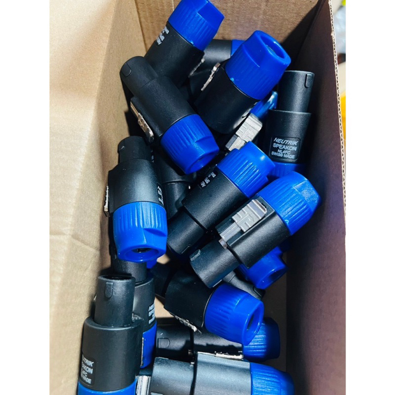 🔥หมดแล้วหมดเลย✅🇹🇭10ชิ้น Speakon Connecter 10 ชิ้น ปลั๊กสเปคคอน ลำโพงNL4FC สายสัญญาณเสียงเครื่องขยายเสียงโอห์มเชื่อมต่อ