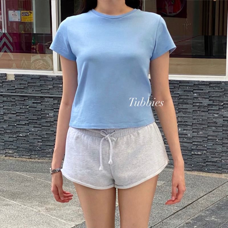 Tubbies | Daily Baby Tee เสื้อยืด เสื้อเบบี้ที เสื้อbaby tee ไซส์เล็ก-ใหญ่ สาวอวบใส่ได้ คอตตอน100% งานไทย💯คอกลม แขนสั้น - รูปที่ 5