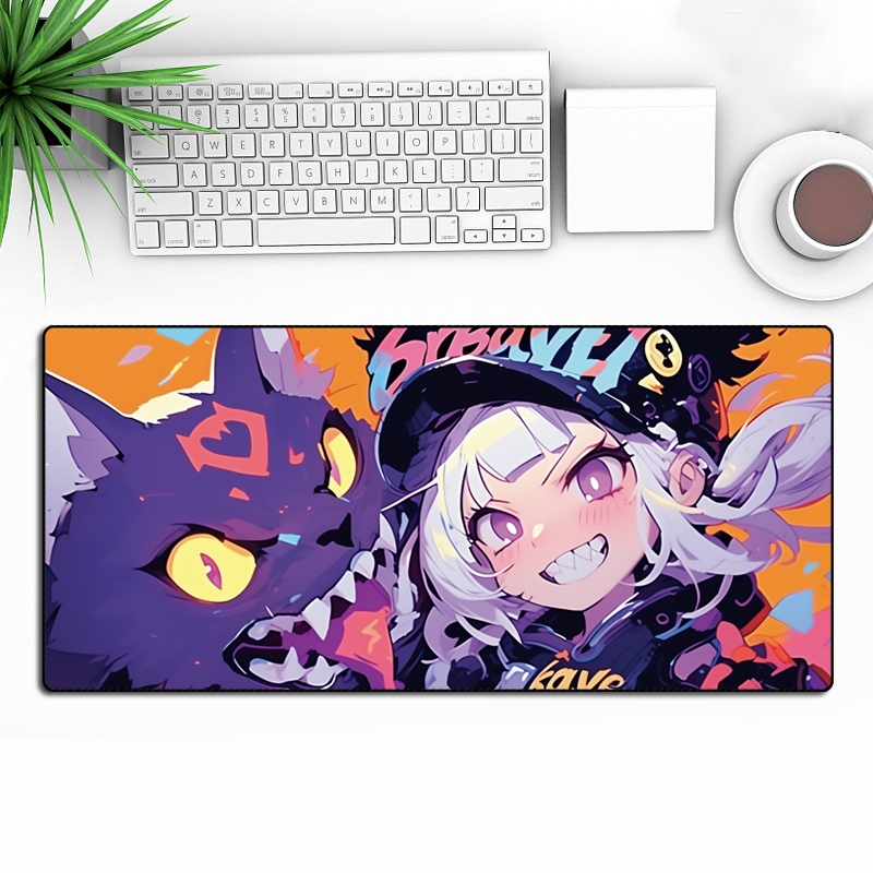 แผ่นรองเม้าส์ 300x800x3 มม. แผ่นรองเมาส์ ที่รองเมาส์ Mouse Pad แผ่นรองเม้าส์ขนาดใหญ่ เมาส์ รูปที่ 3