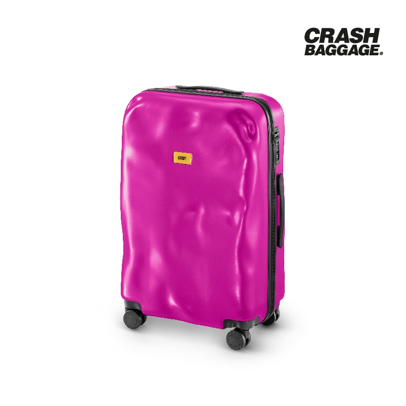 CRASH BAGGAGE กระเป๋าเดินทาง รุ่น ICON สีชมพู ขนาด 26.8"