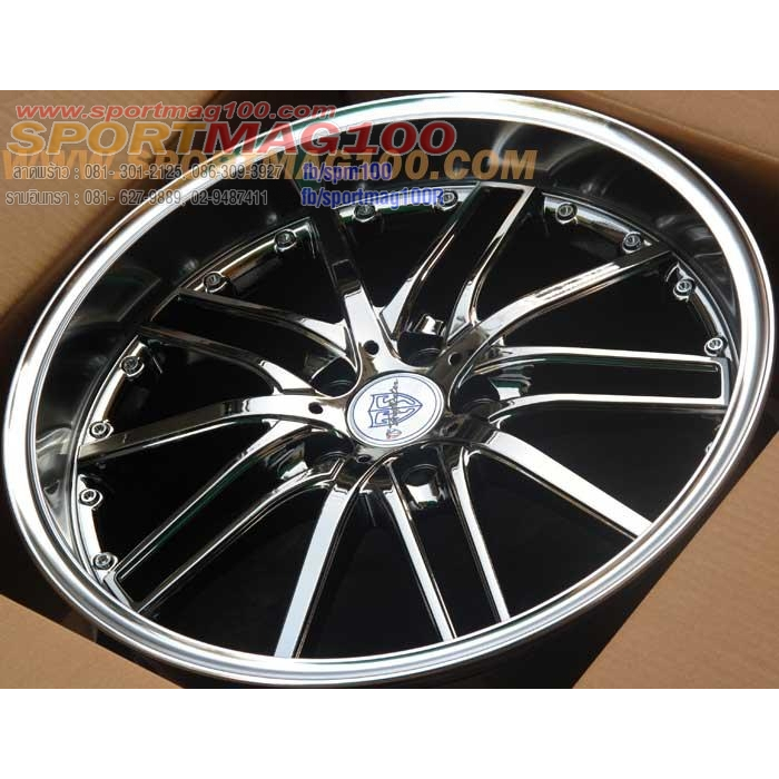 ล้อแม็กซ์ Traffics VZ 5รู108 สีแบล็คโคม F8 R9-18นื้ว ET45/38 [8882]