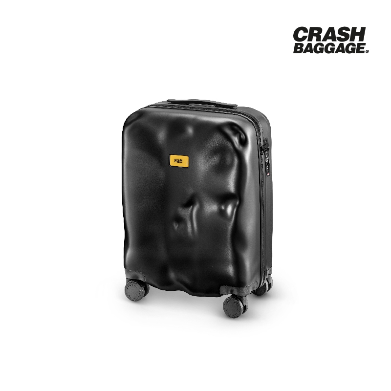 CRASH BAGGAGE กระเป๋าเดินทาง รุ่น ICON สีดำ ขนาด 21.6" รับประกัน 5 ปี