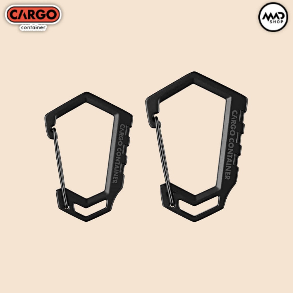 CARGO HARD KARABINER ตัว D คาราไบเนอร์ ตะขอเกี่ยว สำหรับแขวนสิ่งของ