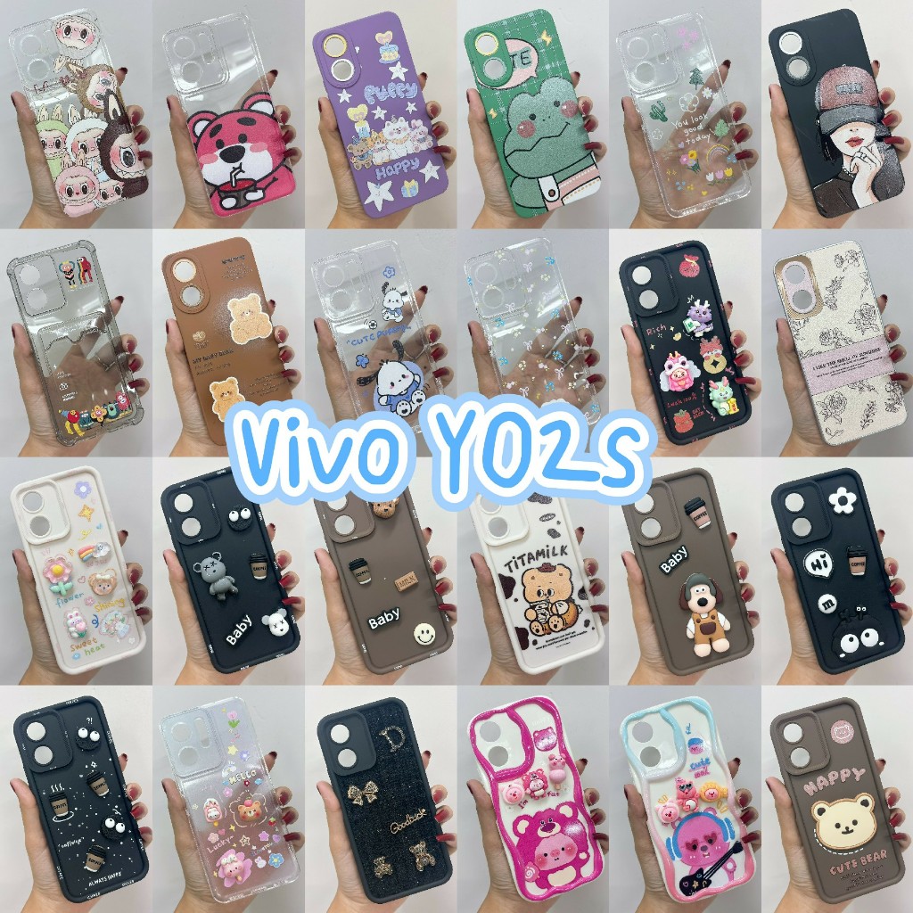 เคส ลายการ์ตูน น่ารัก สำหรับ Vivo Y02s วีโว้วาย02เอส case สำหรับ Vivo Y02s