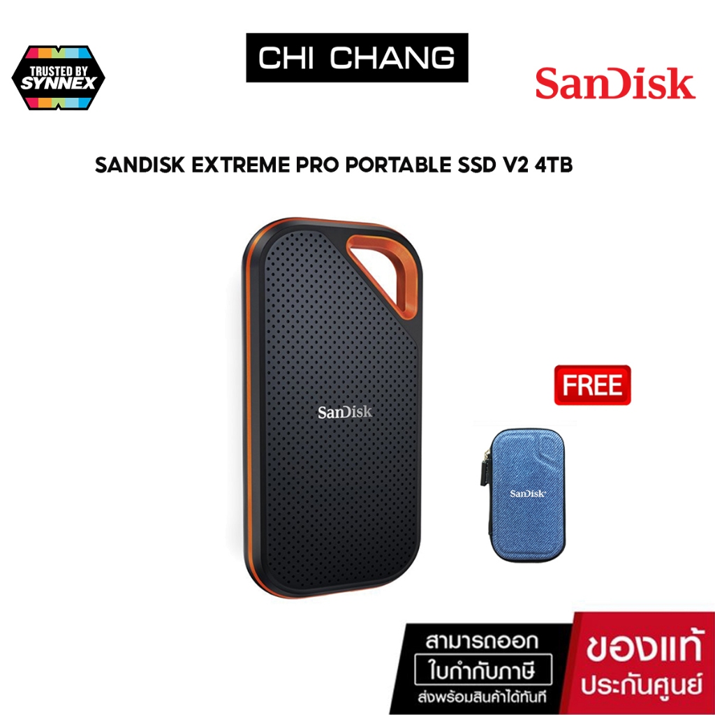 SanDisk Extreme PRO® Portable SSD V2  4TB # SDSSDE81-4T00-G25