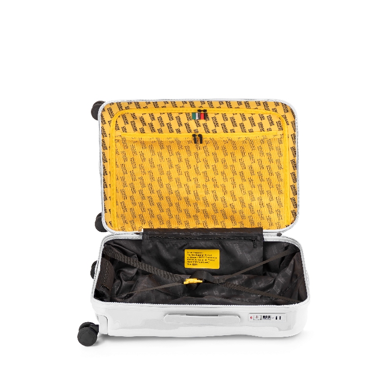 CRASH BAGGAGE กระเป๋าเดินทาง รุ่น TONE ON TONE สีขาว ขนาด 26.8"