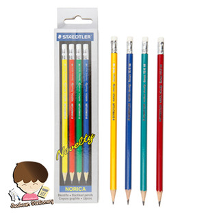 ดินสอดำ STAEDTLER  HB  NORICA NOVELTY(กล่อง12แท่ง)