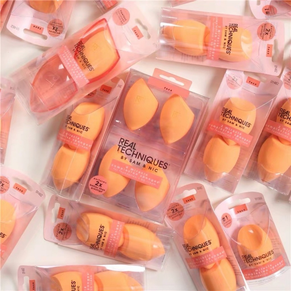 (NEW) ฟองน้ำ REAL TECHNIQUES Miracle Sponges แพค 1 / 2 / 3 / 4 ชิ้น