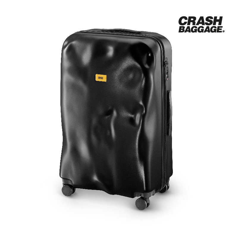CRASH BAGGAGE กระเป๋าเดินทาง รุ่น ICON สีดำ ขนาด 31.1" รับประกัน 5 ปี