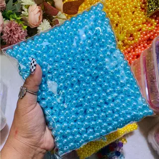 ลูกปัดมุก เกรดเอ 6mm 8mm 10mm หลากสี สามารถนำมาทำเป็นสร้อยคอ สร้อยข้อมือ พวงกุญแจ งานฝีมือ