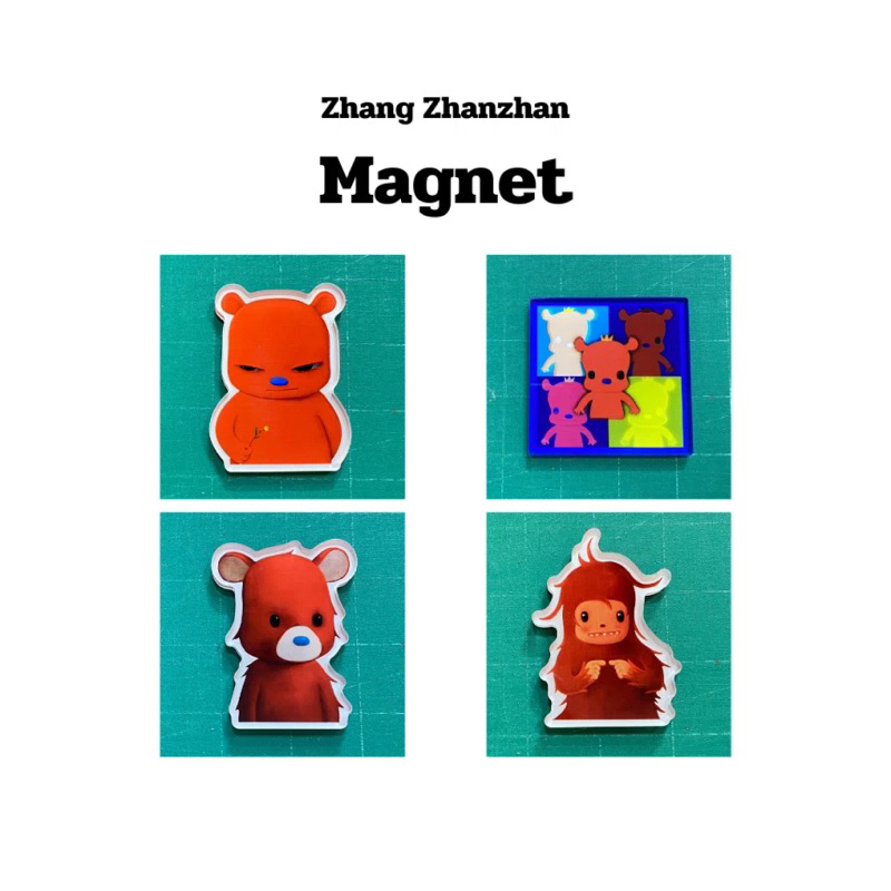 zhang Zhanzhan magnet จํานวน 4 ชิ้น