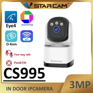 Vstarcam CS995 ใหม่ล่าสุด กล้องวงจรปิดไร้สาย Indoor Wi-Fi Security Camera ความละเอียด 3MP มีระบบ AI+