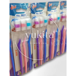 (ยกแพ็คราคาส่ง) แปรงสีฟันผู้ใหญ่ แปรงสีฟันเด็ก แปรงสีฟัน รุ่นพรีเมี่ยม ขนมาตรฐาน ทำความสะอาดลึกนุ่มนวลทุกซอกฟัน