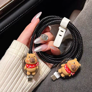 ราคาถูกที่สุด ส่งจากไทย มาใหม่ หมีโบว์แดง ชุดถนอม 5ชิ้น Apple Adapter 18W/20W สายชาร์จ ลายการ์ตูนน่ารัก Cable 35W