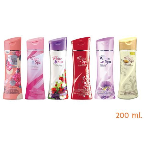 ครีมทาผิวMistine White Spa Whitening Lotion 200 ml. มีให้เลือก4สูตร