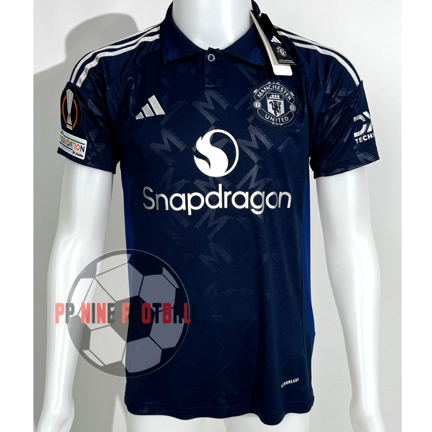 ใหม่ !! เสื้อบอล [3A] แมนยู Away ชุดเยือน 2024/25 เกรดแฟนบอล ฟลูออฟขั่นพร้อมอามและเบอชื่อพรีเมียร์ลีก UEL + FOUNDATION
